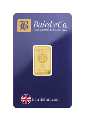 10g Gold Minted Bar